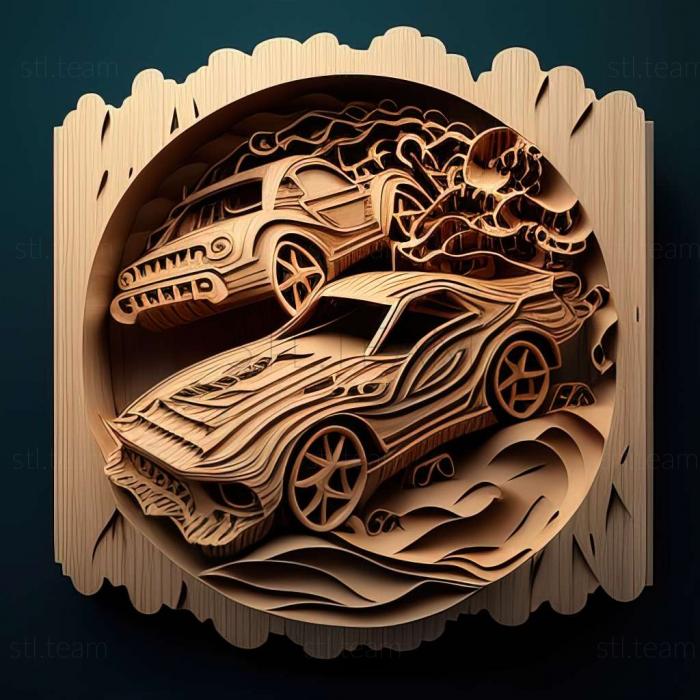 3D модель Экстремальная игра серийного автомобиля (STL)
